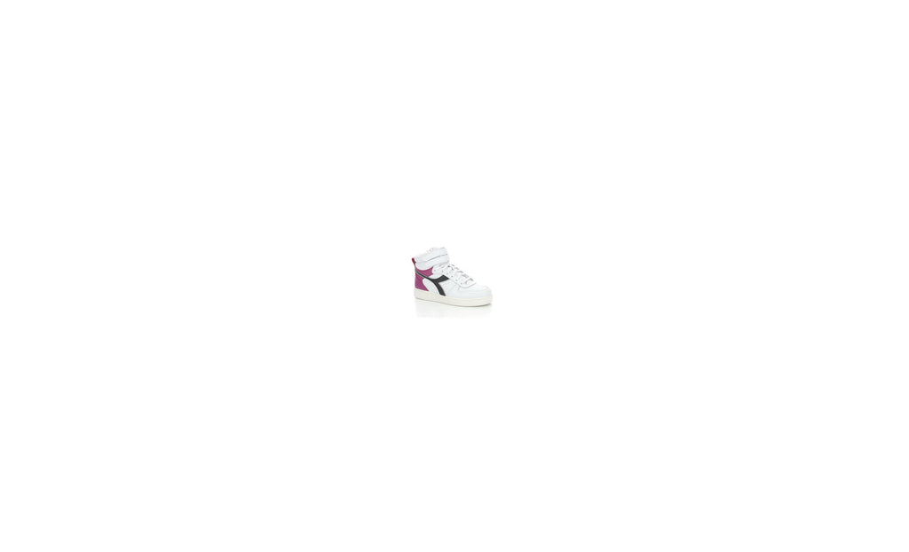 Diadora - Sneakers Basses Magic Basket Gs - White/Cream Blush/Black - Enfant
