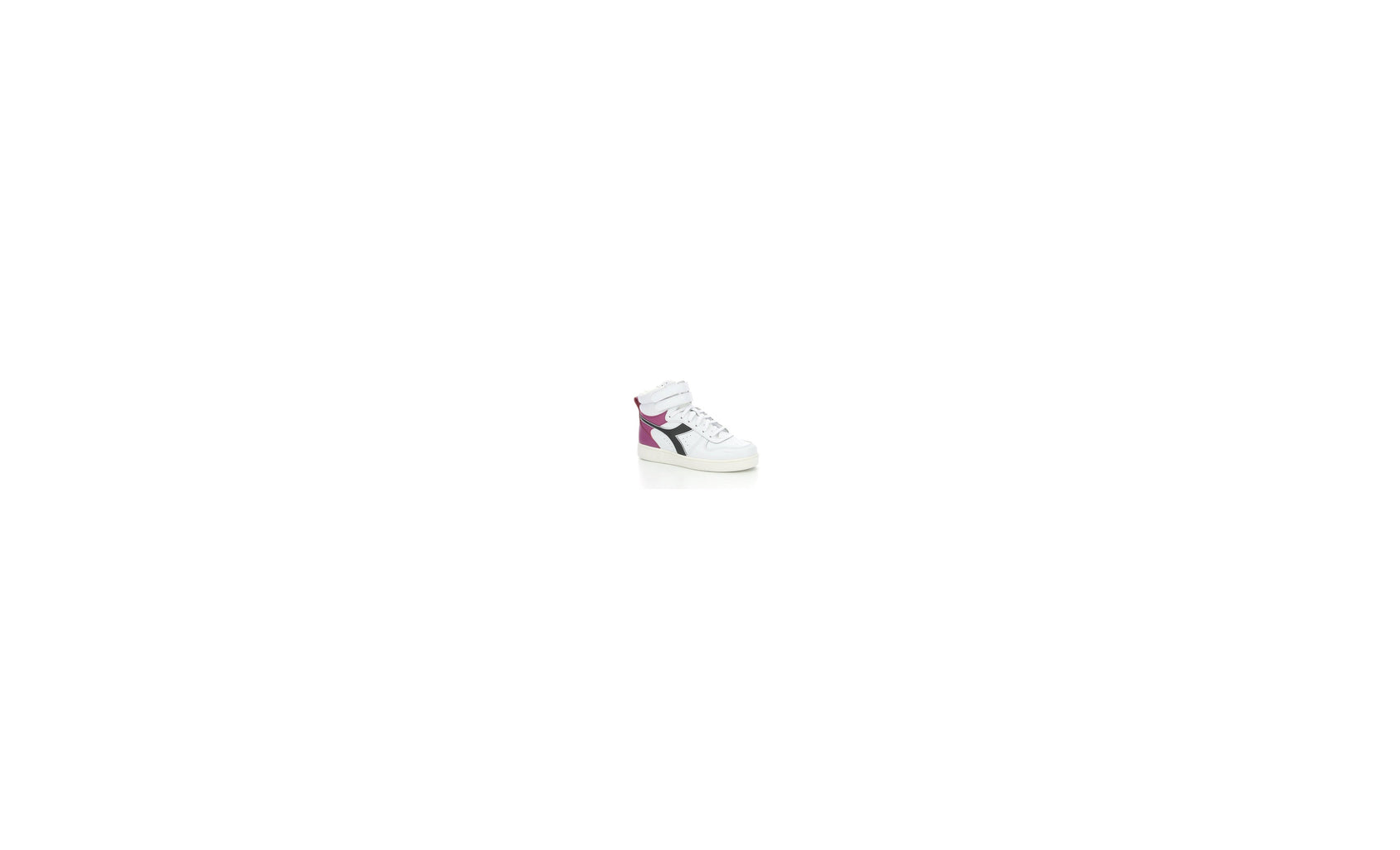 Diadora - Sneakers Basses Magic Basket Gs - White/Cream Blush/Black - Enfant