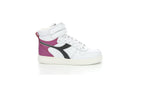 Diadora - Sneakers Basses Magic Basket Gs - White/Cream Blush/Black - Enfant