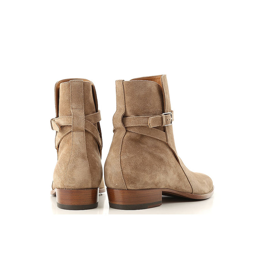 Bottes Saint Laurent Wyatt Jodhpur - Beige - Homme