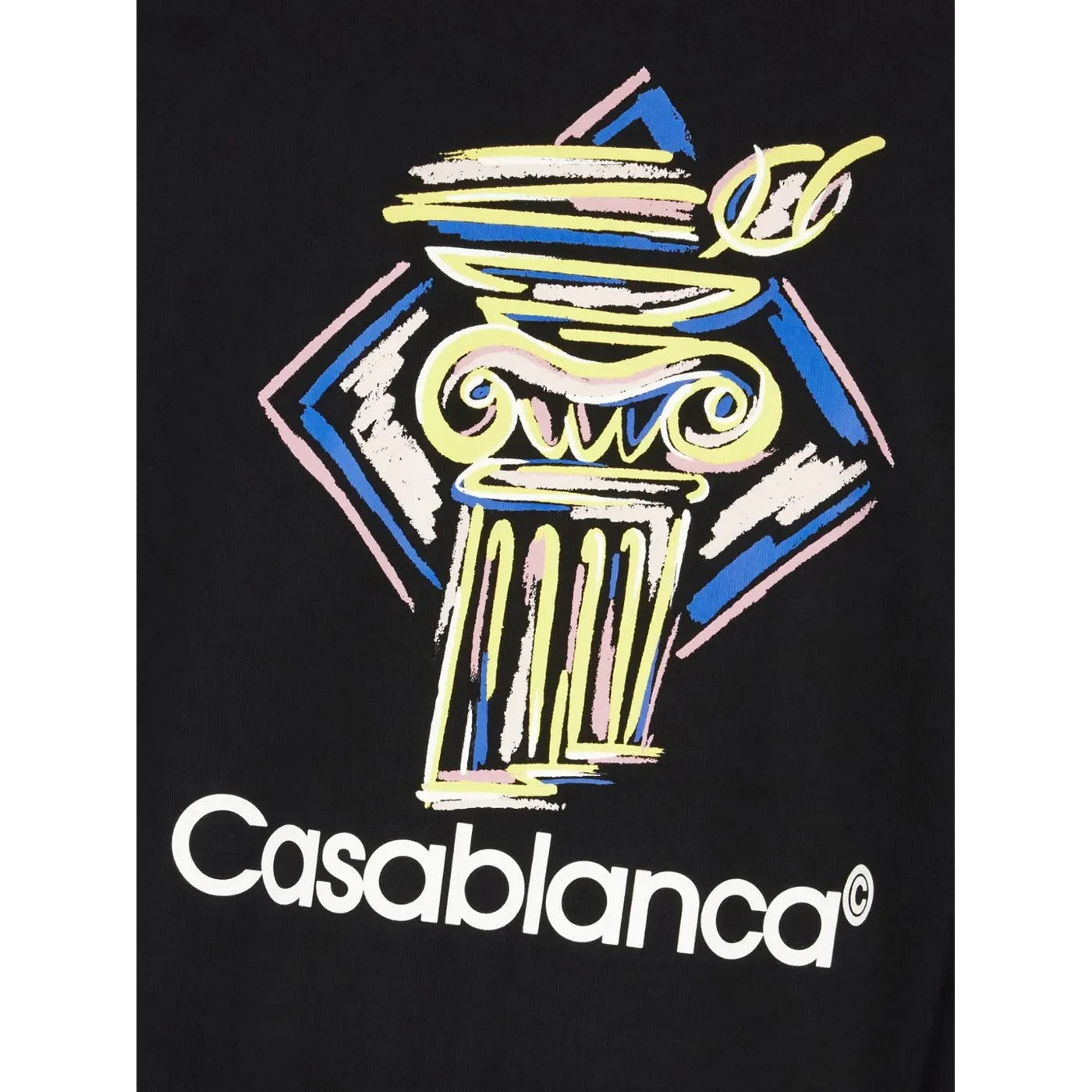 T-Shirt Diamond Column - Noir