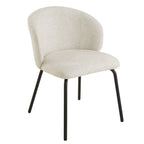 Vesper - Lot De 2 Chaises - Tissu Chiné & Métal