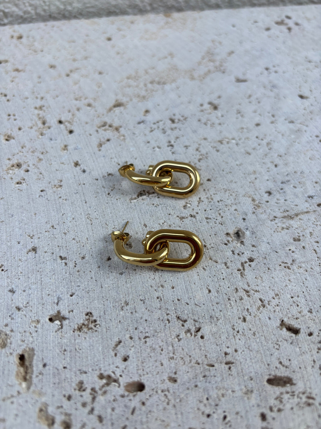 Boucles D'Oreilles Mini Oval X Hoops