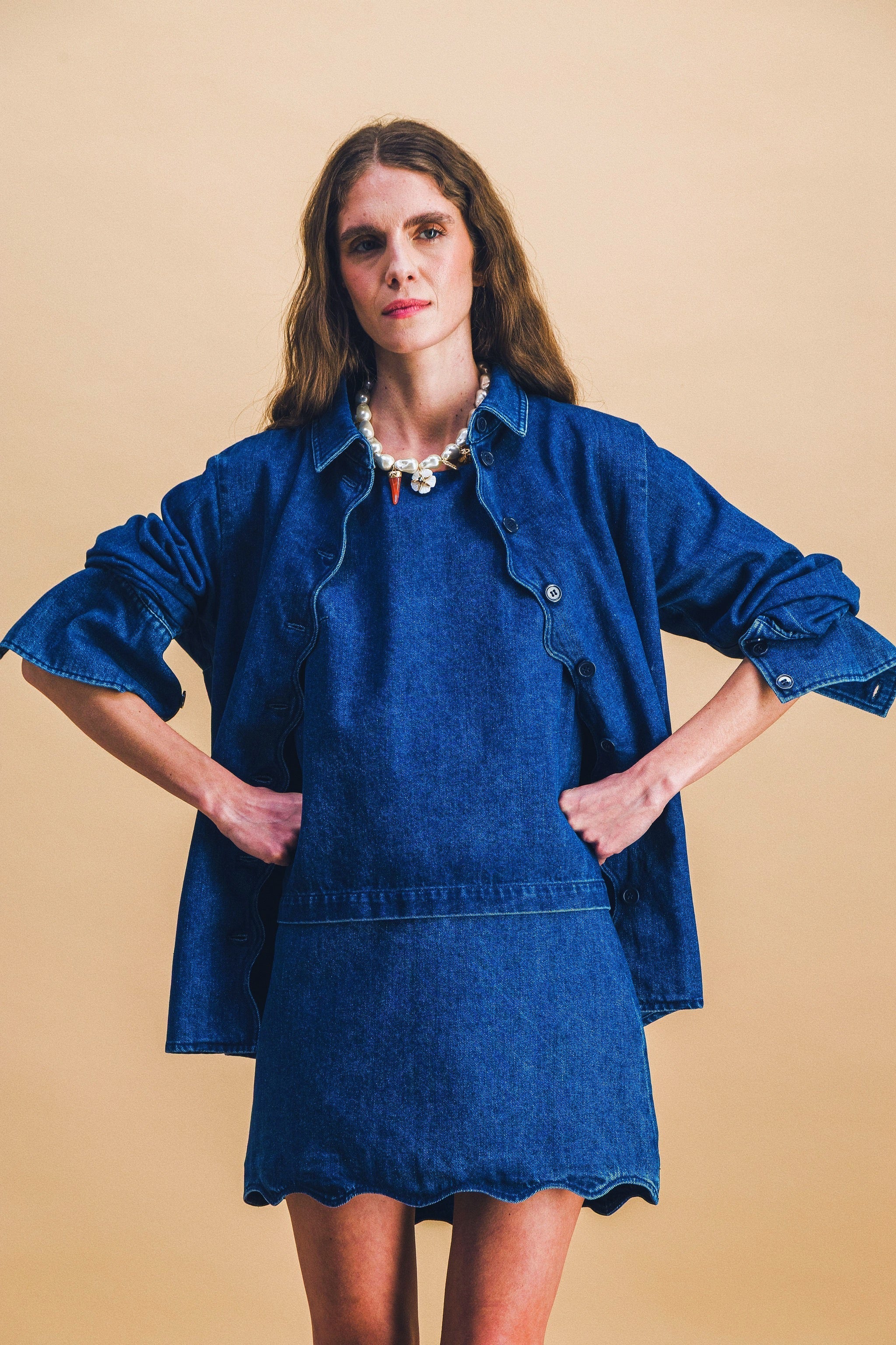 Jupe Brune Denim