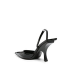 Escarpins The Attico Ester Leather Slingback - Black - Femme