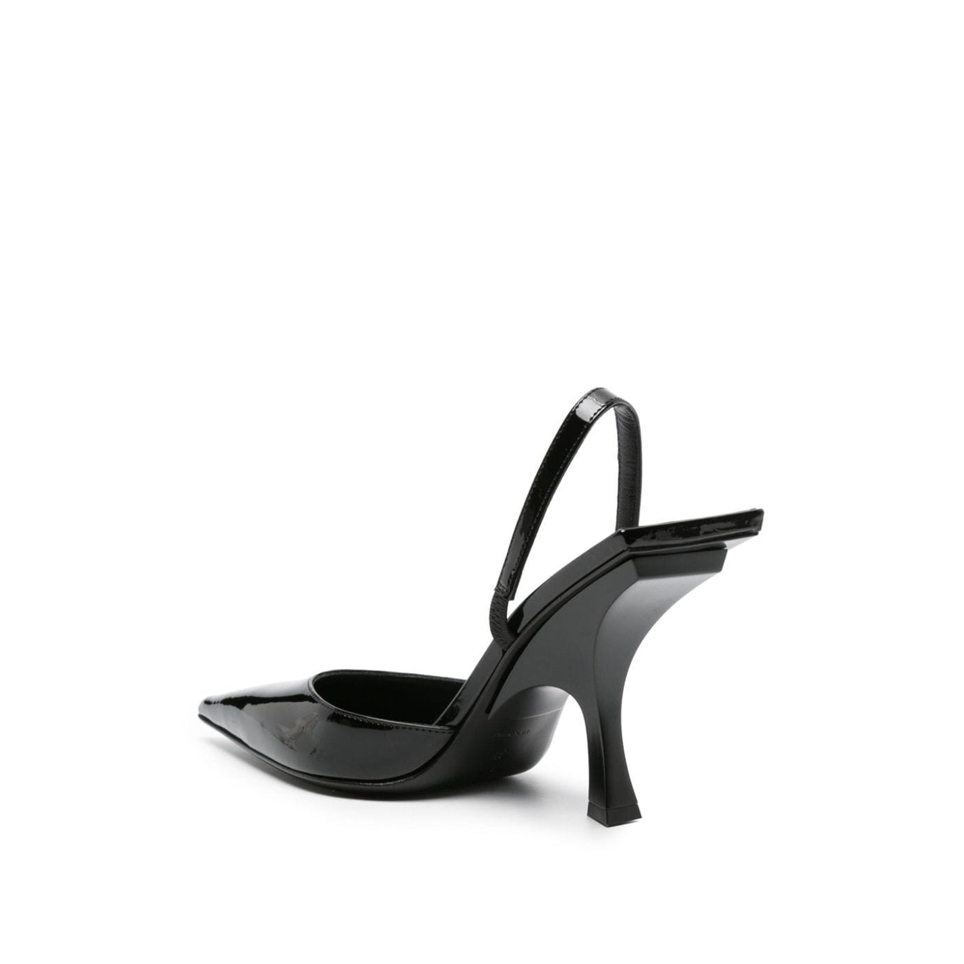Escarpins The Attico Ester Leather Slingback - Black - Femme