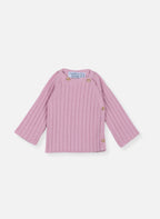 Brassière En Laine Mélangée Rétro - Rose Perle