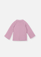 Brassière En Laine Mélangée Rétro - Rose Perle