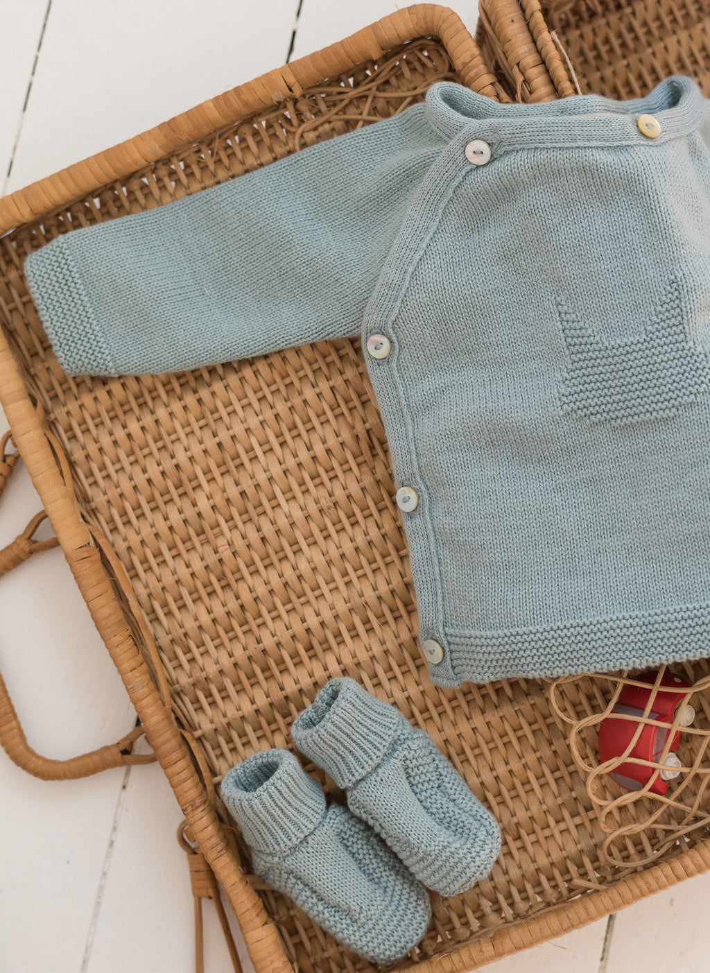 Brassière En Coton Petits Chats - Bleu Danube