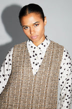 Mini Dress Fanny Tweed Kimolos Fabriquée En Italie