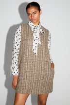 Mini Dress Fanny Tweed Kimolos Fabriquée En Italie