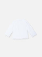 Brassière Double Maille En Coton Petits Chats - Blanc