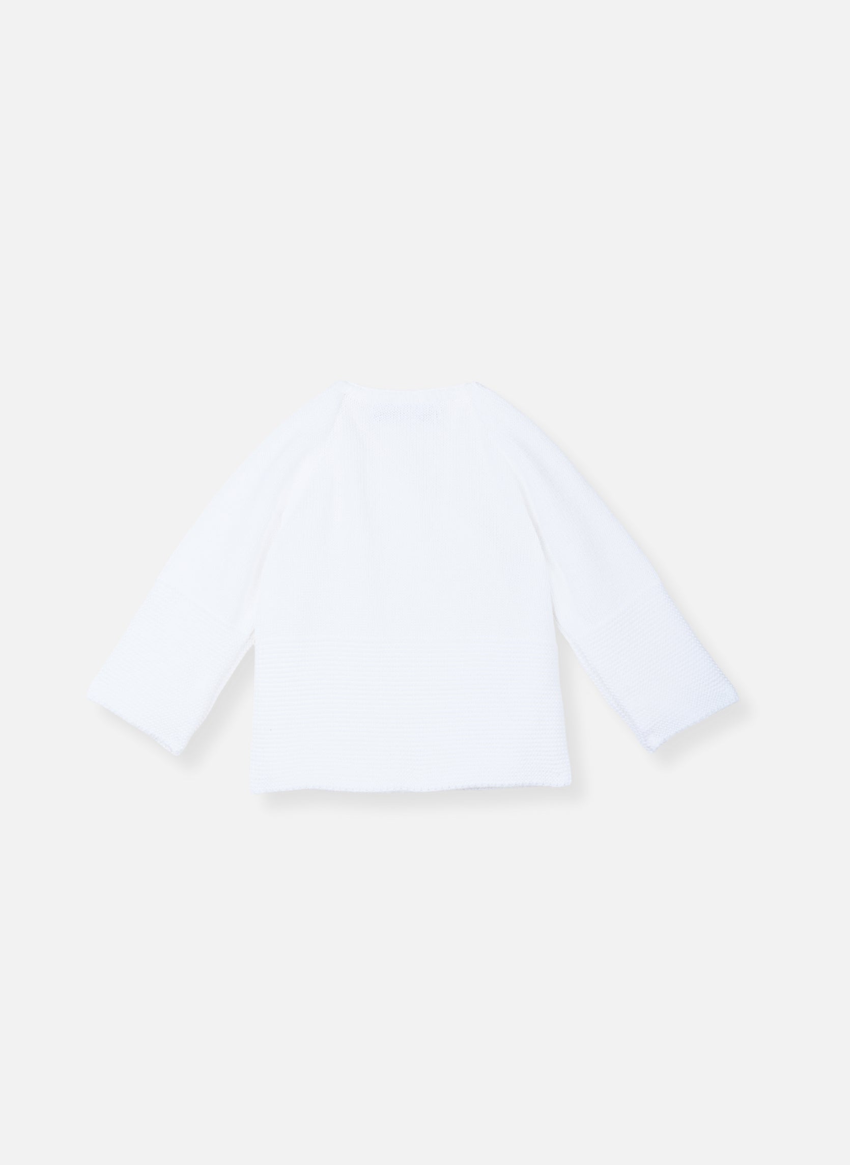 Brassière Double Maille En Coton Petits Chats - Blanc
