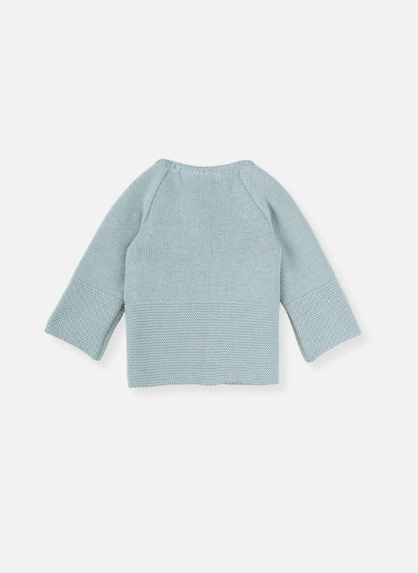 Brassière Double Maille En Coton Petits Chats - Bleu Danube