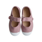 Chaussures En Toiles Ballerines Babies Scratch - Vieux Rose - Fille