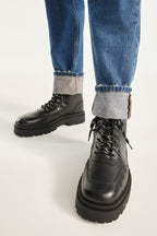 The Kooples - Bottines En Cuir Noir - Homme