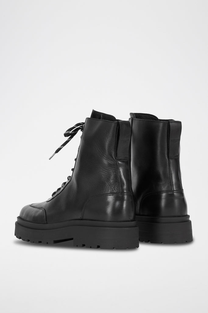 The Kooples - Bottines En Cuir Noir - Homme