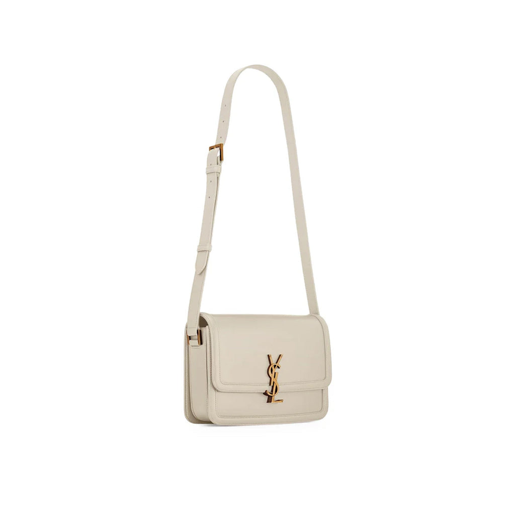 Saint Laurent - Solferino Medium Shoulder Bag - Cream