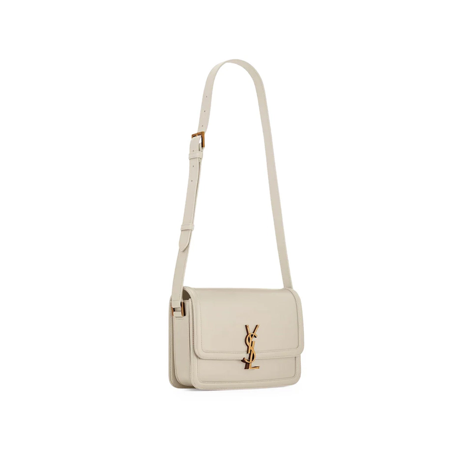 Saint Laurent - Solferino Medium Shoulder Bag - Cream