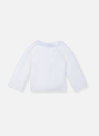 Brassière Avec Col Brodé - Blanc