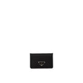 Prada - Porte-Carte Nylon And Leather - Femme - Black