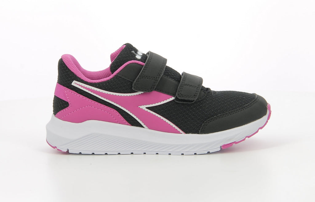 Diadora - Running - Falcon 3 Jr V - Black/Pink Yarrow - Enfant