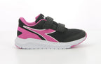 Diadora - Running - Falcon 3 Jr V - Black/Pink Yarrow - Enfant