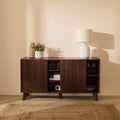 Anna - Buffet 2 Portes Coulissantes - Effet Bois