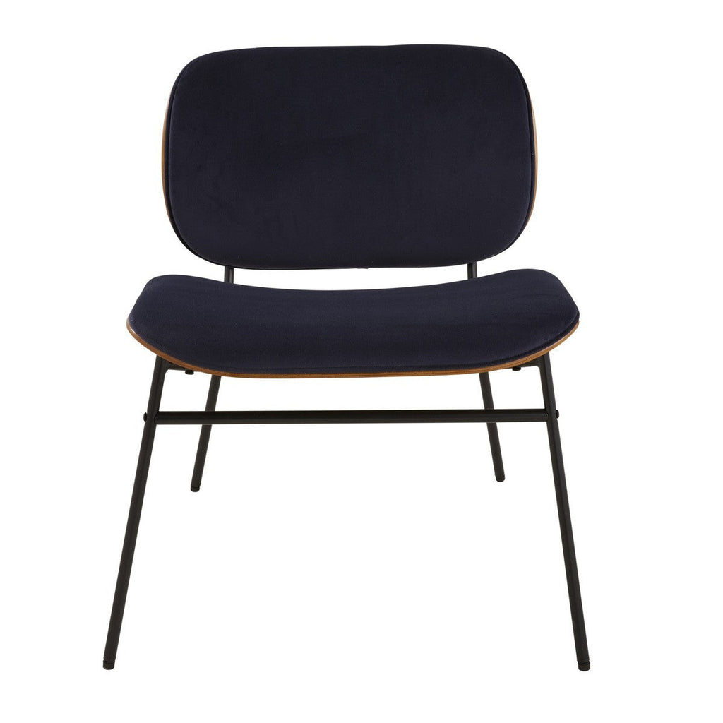 Aurel - Fauteuil - Velours - Bleu