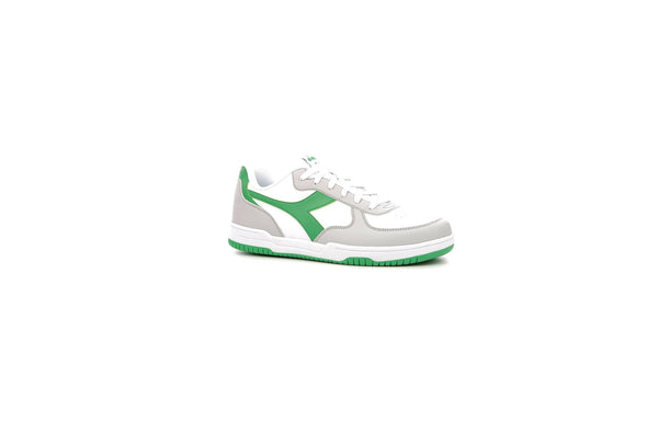 Diadora - Sneakers - Raptor Low - White/Meadown Green - Mixte