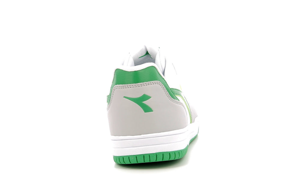 Diadora - Sneakers - Raptor Low - White/Meadown Green - Mixte