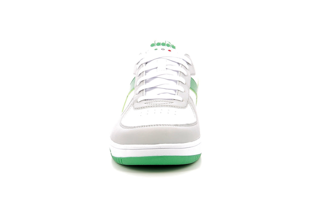 Diadora - Sneakers - Raptor Low - White/Meadown Green - Mixte