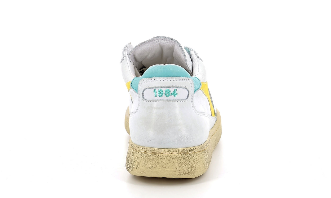 Diadora - Sneakers -ket Low Used - White/Yallow Croms - Mixte