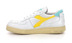 Diadora - Sneakers -ket Low Used - White/Yallow Croms - Mixte
