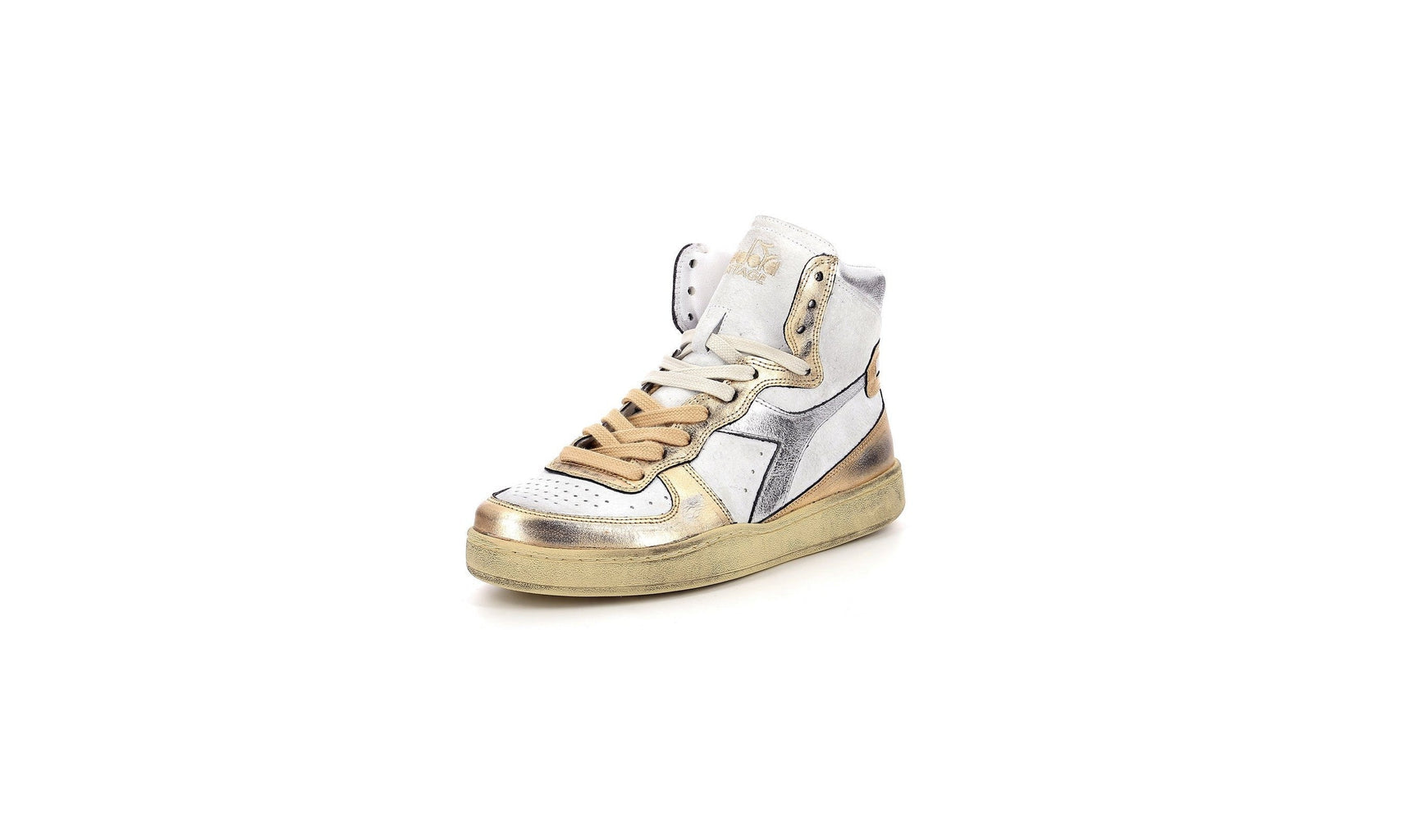 Diadora - Sneakers Bas - Metal Pigskin - White/Beige