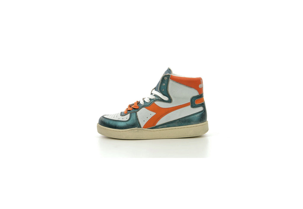 Diadora - Sneakers Haut Metal Mix Used - White/Tropical Orange - Mixte