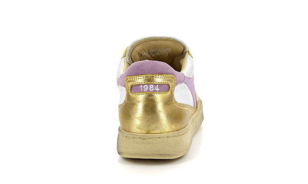 Diadora - Sneakers - Metallic Dirty - White/Rich Gold - Mixte