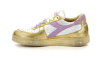 Diadora - Sneakers - Metallic Dirty - White/Rich Gold - Mixte