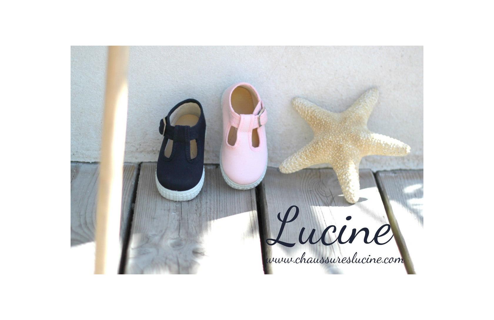Chaussures Sandales En Toiles Salomé Bebe - Bleu Marine - Mixte