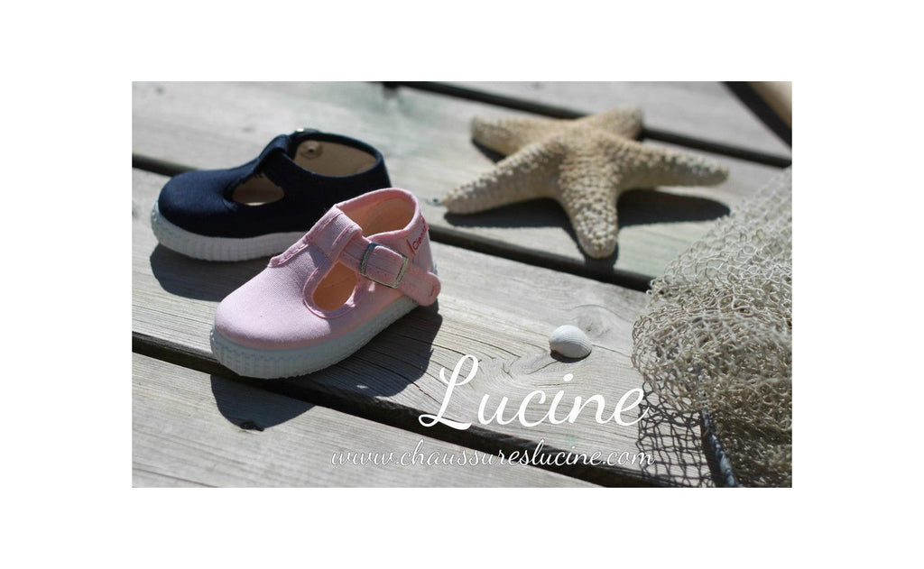Chaussures Sandales En Toiles Salomé Bebe - Bleu Marine - Mixte