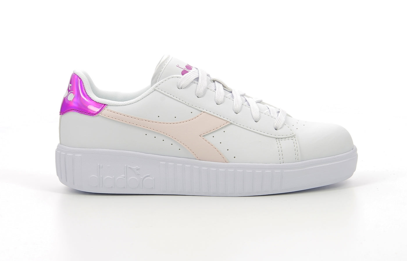 Diadora - Sneakers - Game Step Ps - White/Robina Violet - Enfant