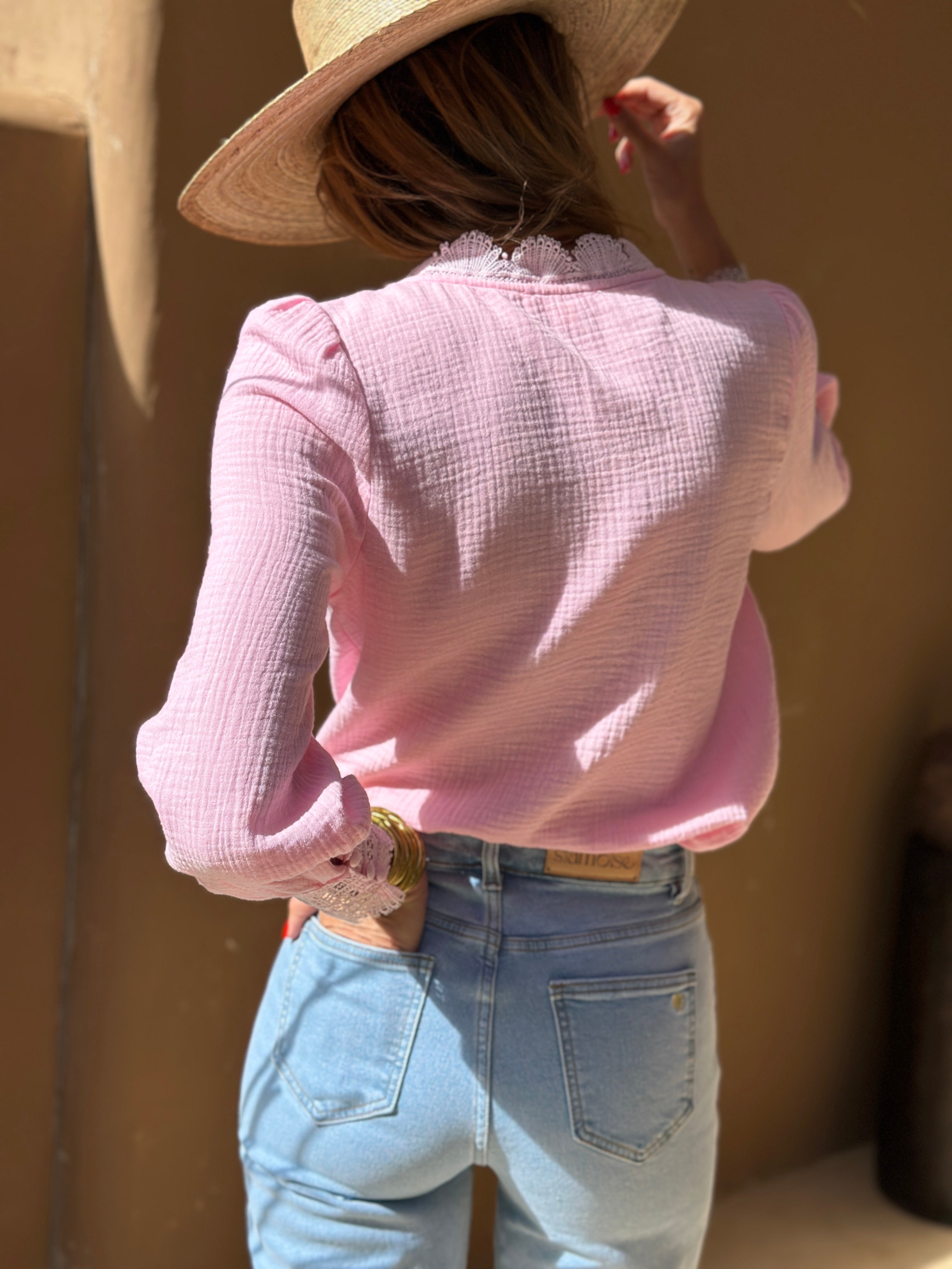 Chemise Opaline - Bonbon