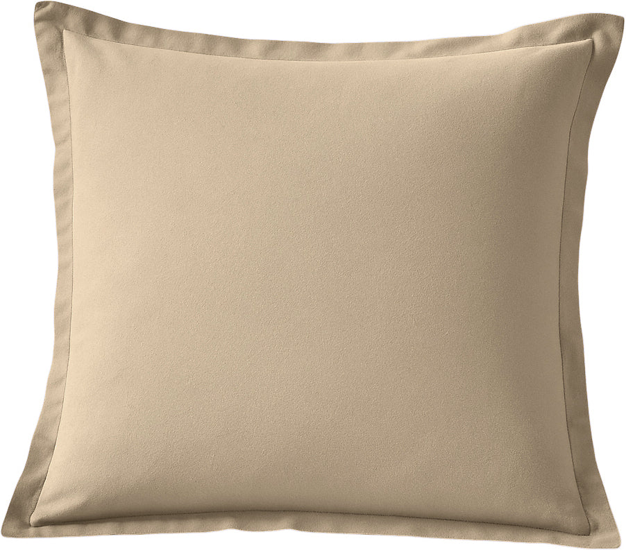 Taie D'Oreiller - 100% Flanelle De Coton - Orea - Ficelle