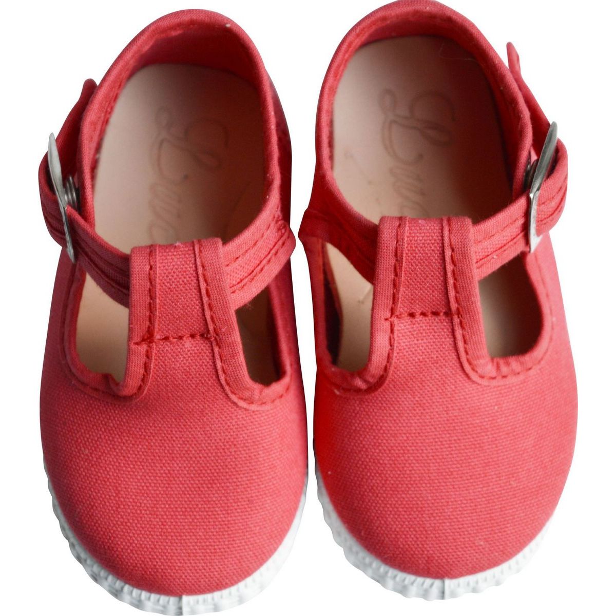 Chaussures Sandales En Toiles Salomé Bebe - Rose Fraise Corail - Fille