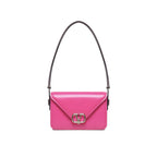 Valentino Garavani Logo Shoulder Bag - Fuchsia - Femme