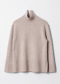 Pull Es Cecilie Col Roulé - Beige