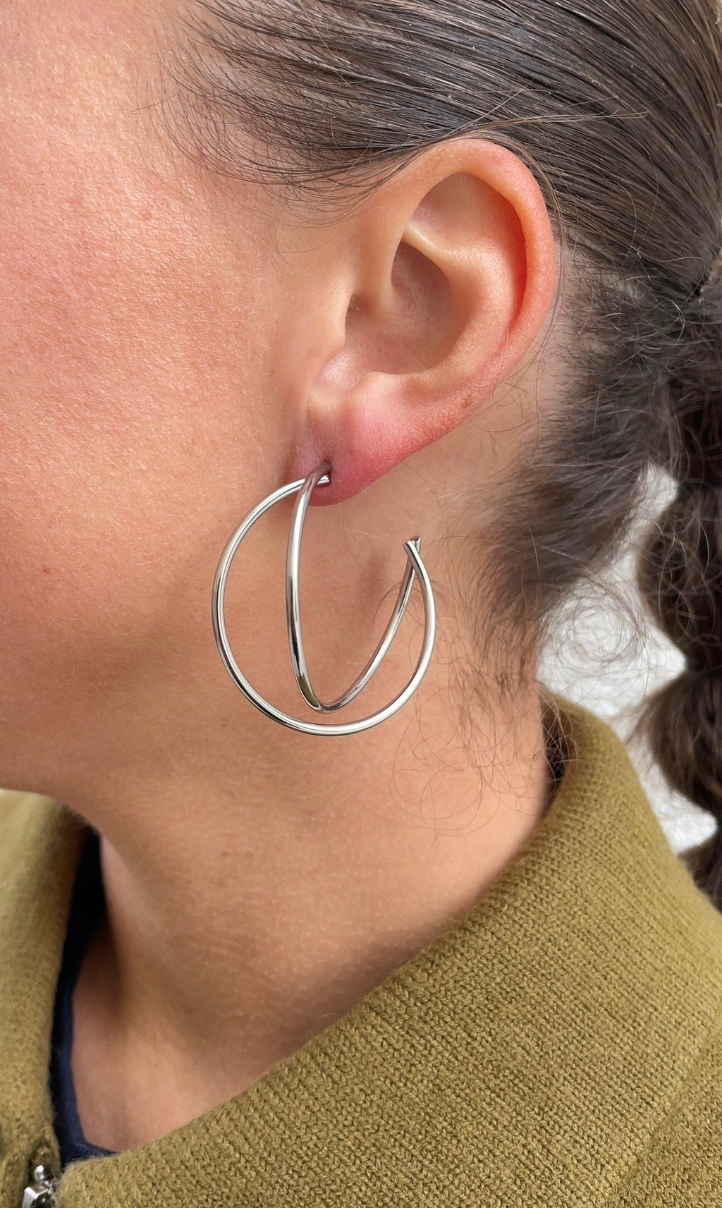 Boucles D'Oreilles Double