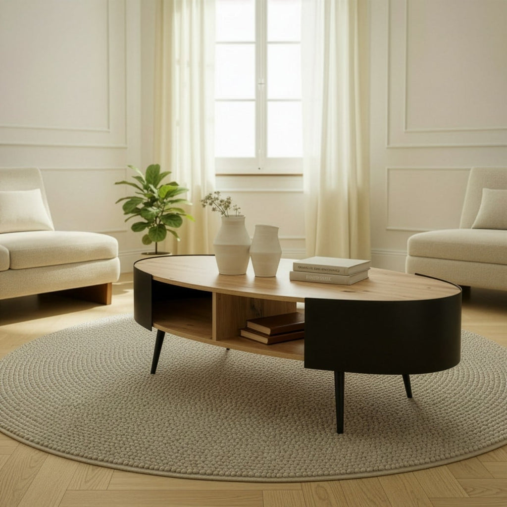 Eklo - Table Basse - Noir