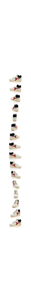 Diadora - Sneakers Haut Magic B Suede - White/Ferrari Red Italy - Mixte