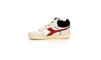 Diadora - Sneakers Haut Magic B Suede - White/Ferrari Red Italy - Mixte